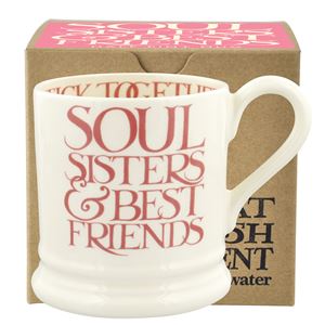 ½ pt Mug Pink Toast Soul Sisters