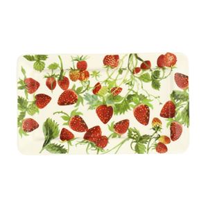 Medium Oblong Plate Strawberries