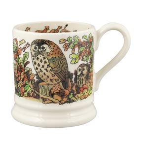 ½ pt Mug Owl & Stoat