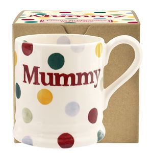 ½ pt Mug Polka Dots Mummy Boxed
