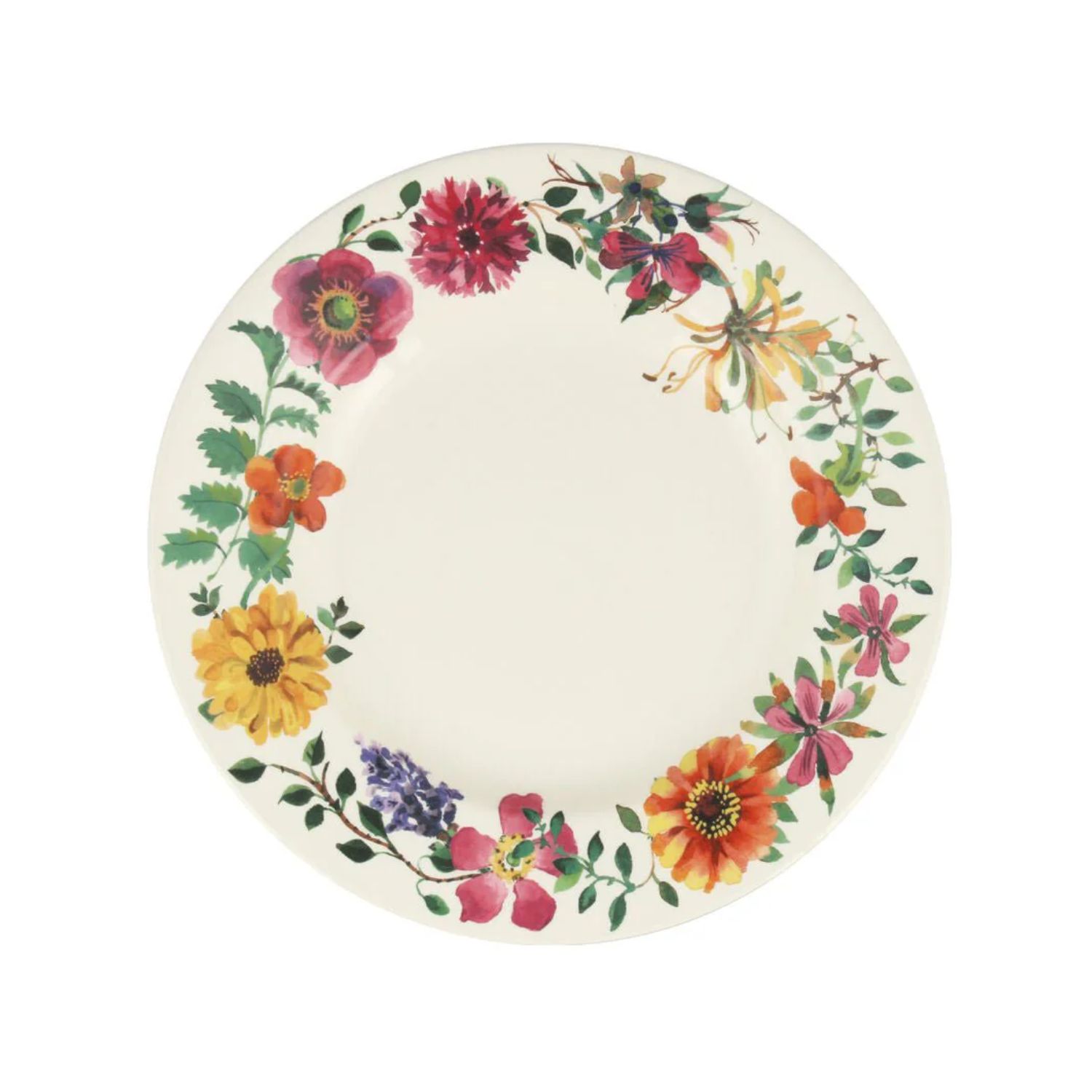 8½ Plate Garden Flowers