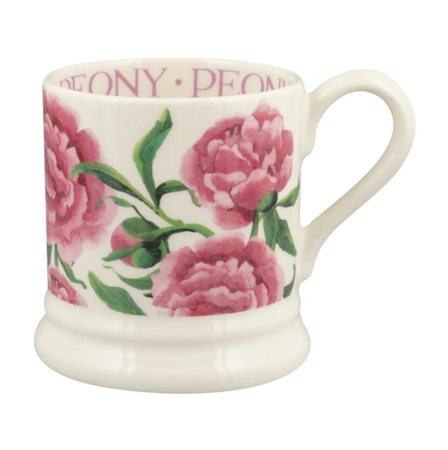 ½ pt Mug Pink Peony new