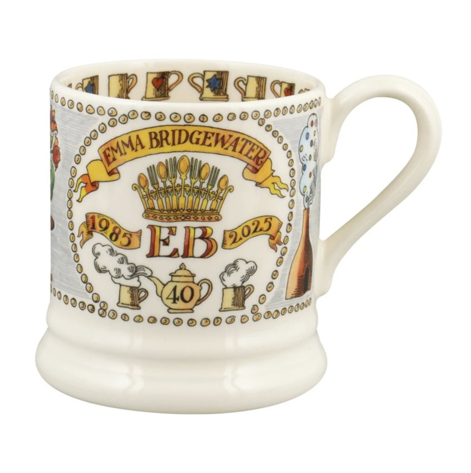 ½ pt Mug 40 Years 1985-2025