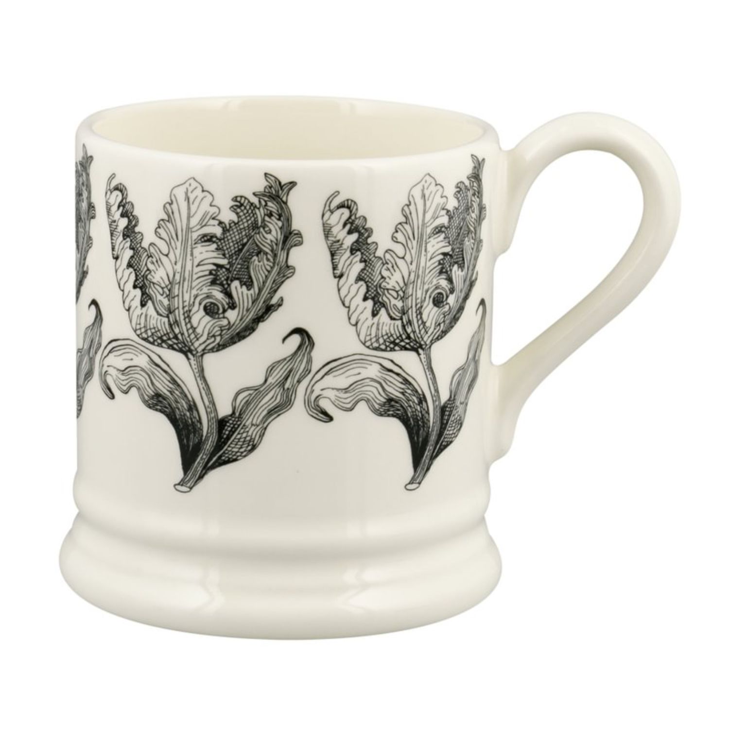 ½ pt Mug Tulip black