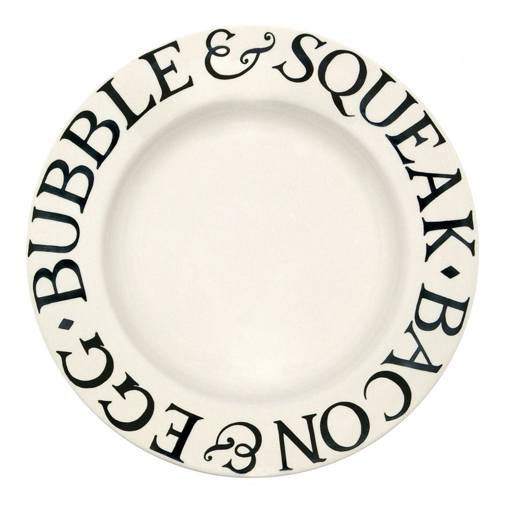 10½ Plate Black Toast Bacon & Egg