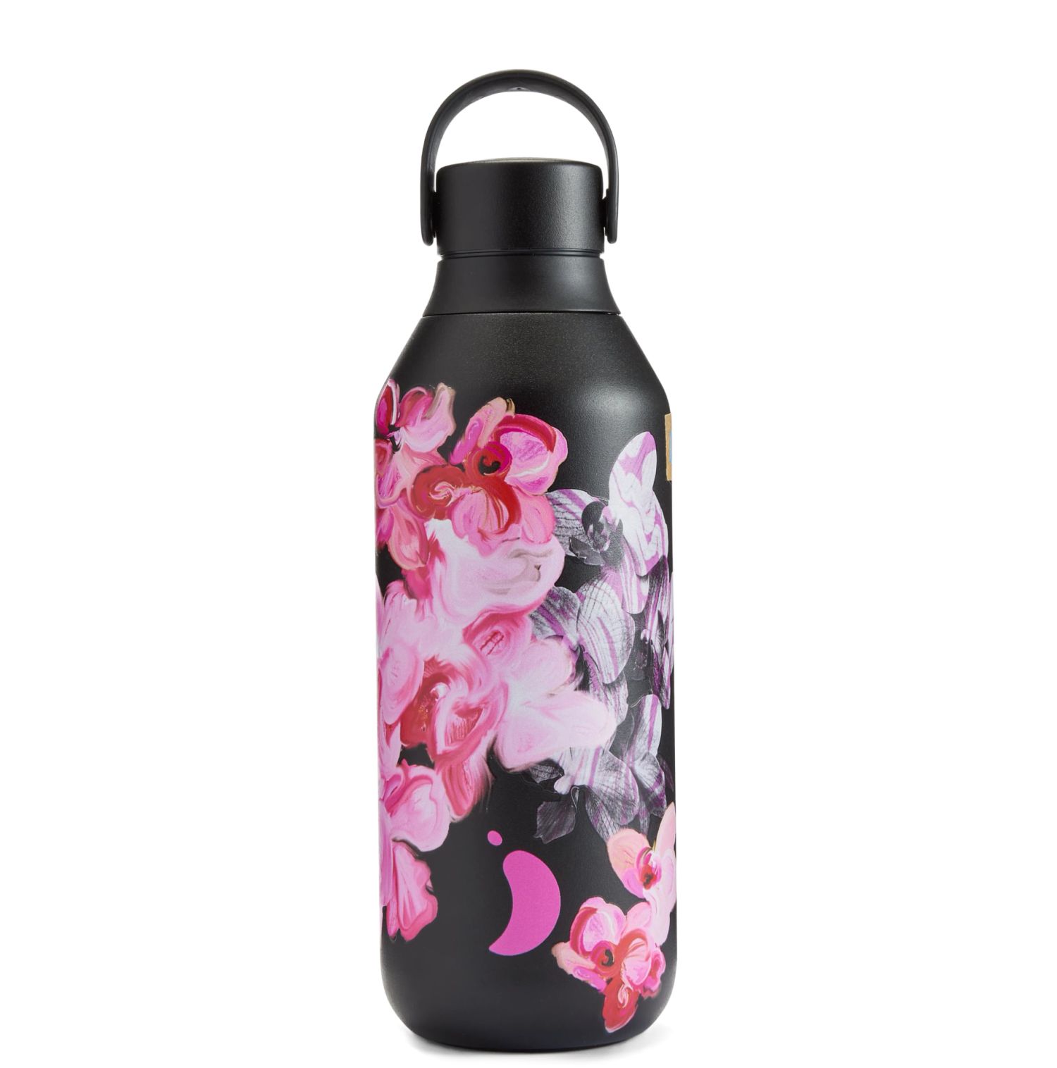 Chillys 500ml Botanical Glass Pansy