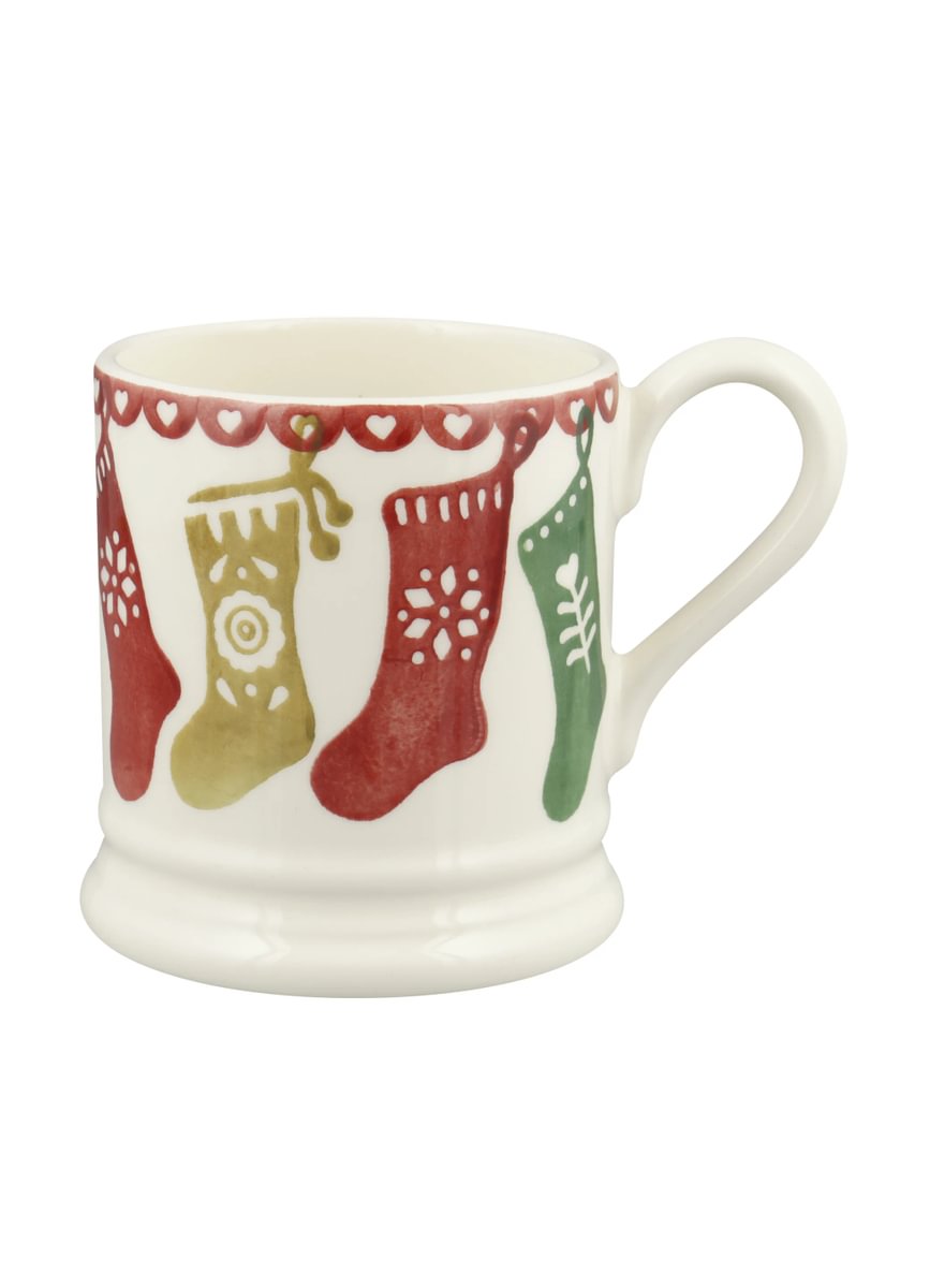 ½ pt Mug Christmas Stockings