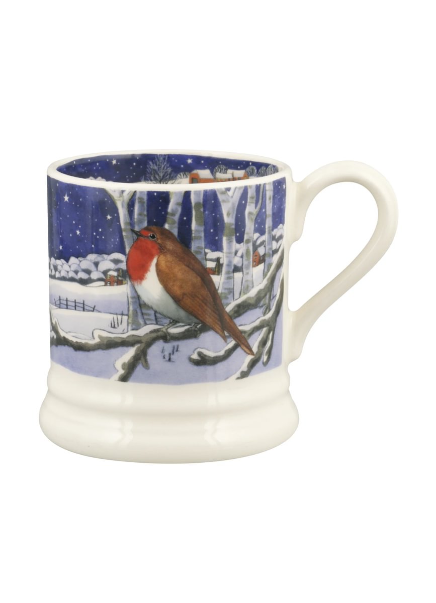 ½ pt Mug Midnight Robin