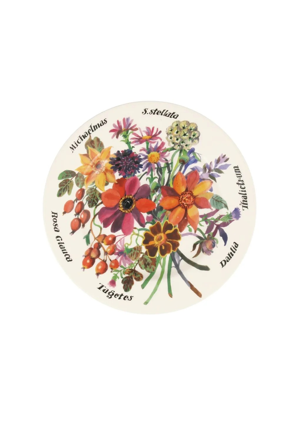 8½ Plate Autumn Flowers