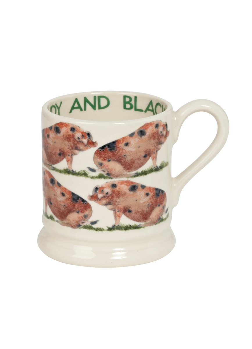 ½ pt Mug Oxfordshire Sandy & Black