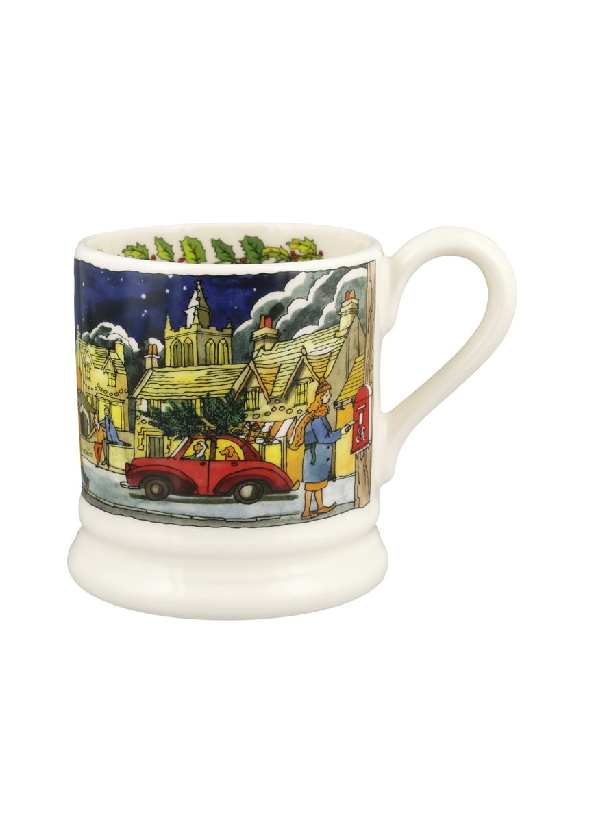 ½ pt Mug Christmas Town & Country