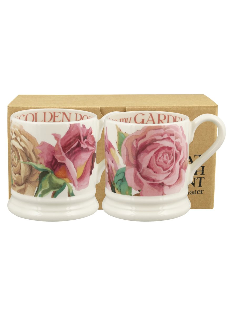Boxed ½ Pt. Mugs Roses all my life