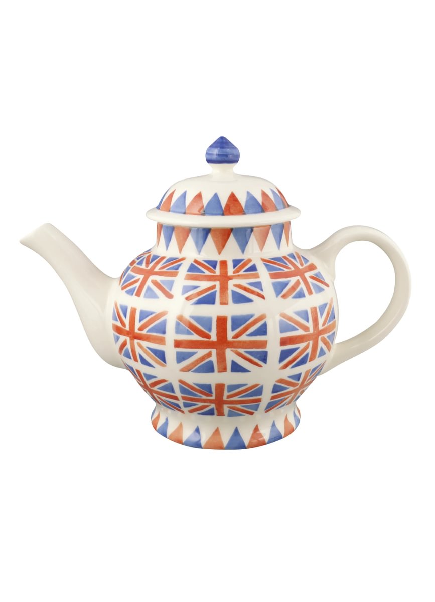 4 mug Teapot Union Jack