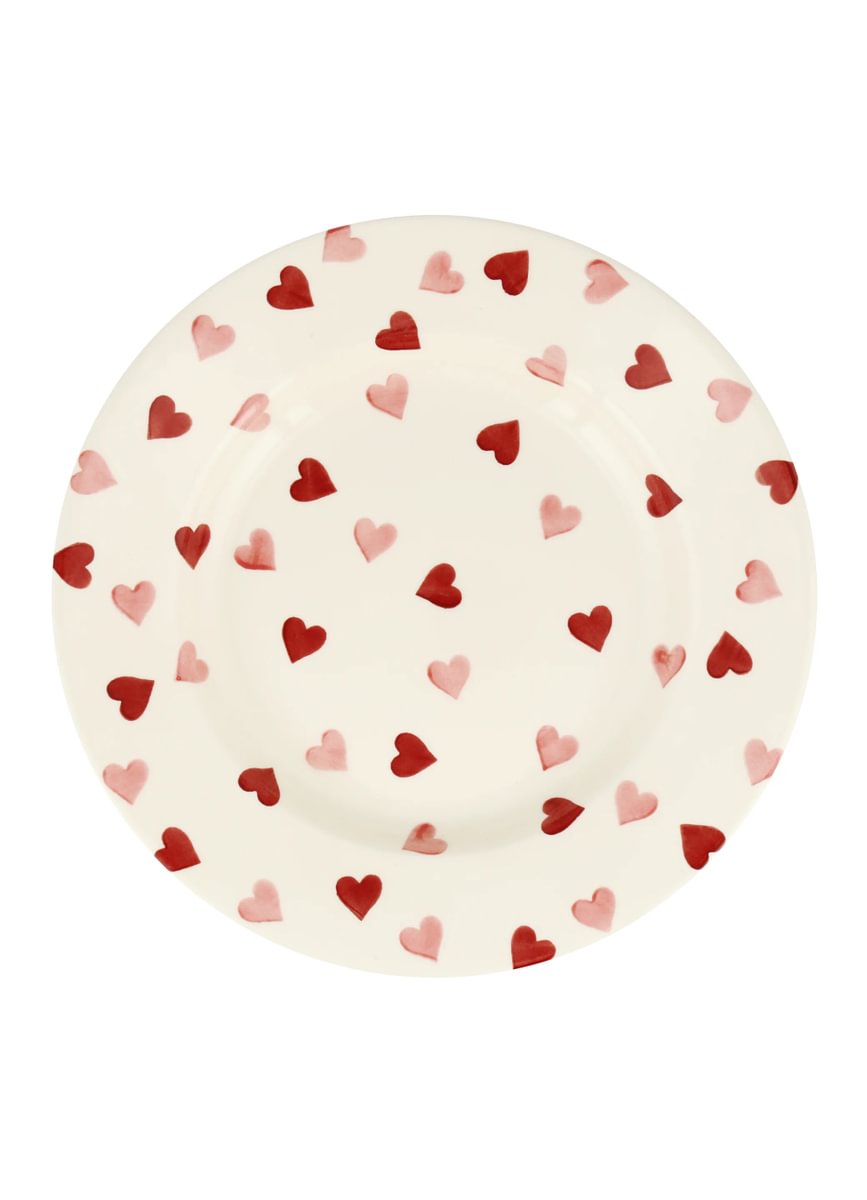 10½ Plate Pink Hearts