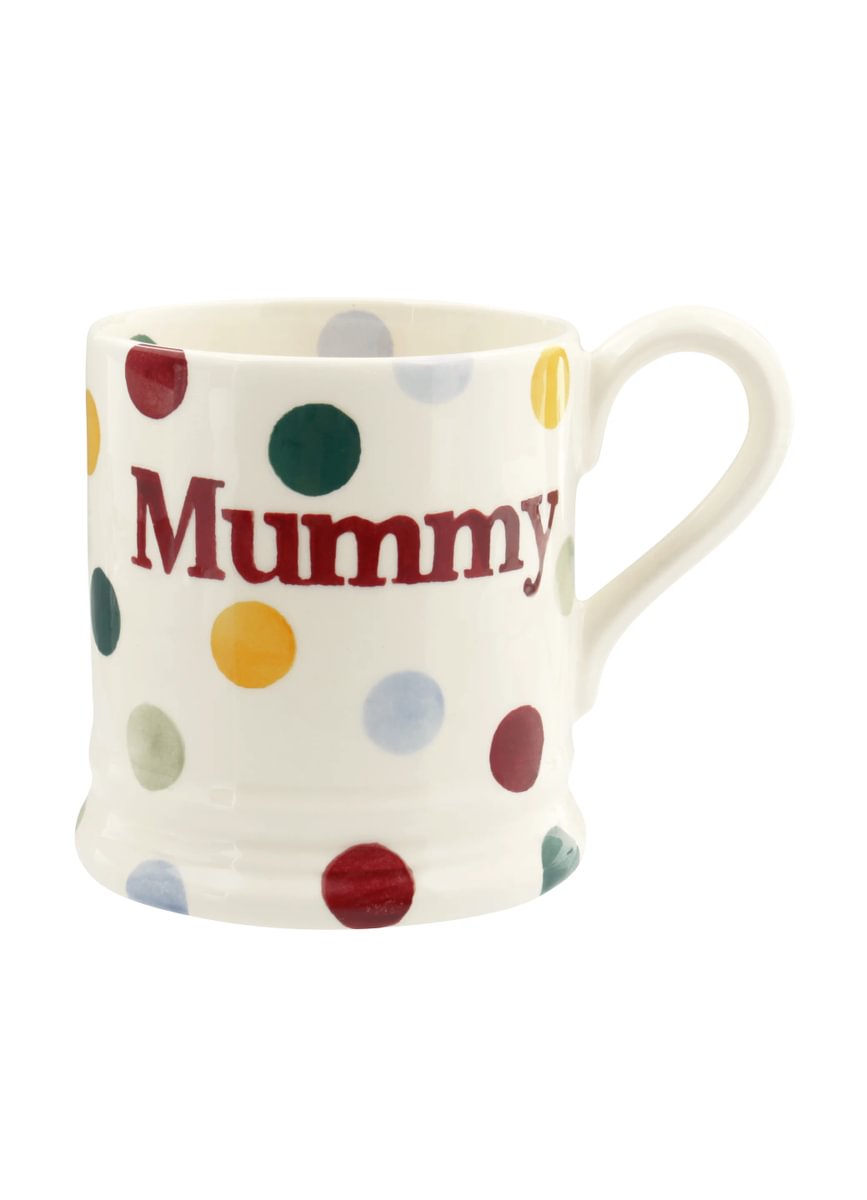 ½ pt Mug Polka Dots Mummy