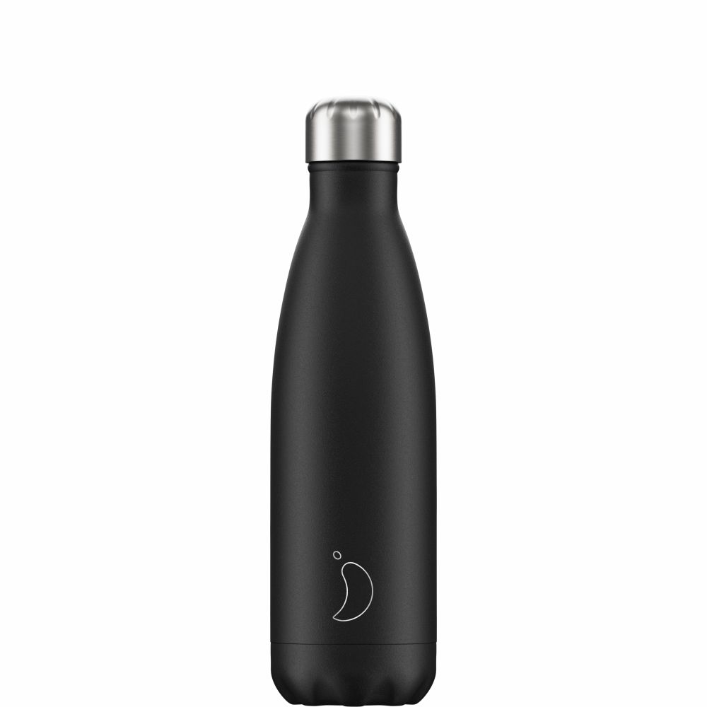 Chilly's Bottle 500ml Black Matte