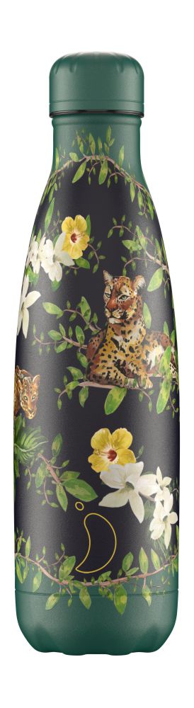 Chilly's Bottle 500ml Tropical Leopard Flower