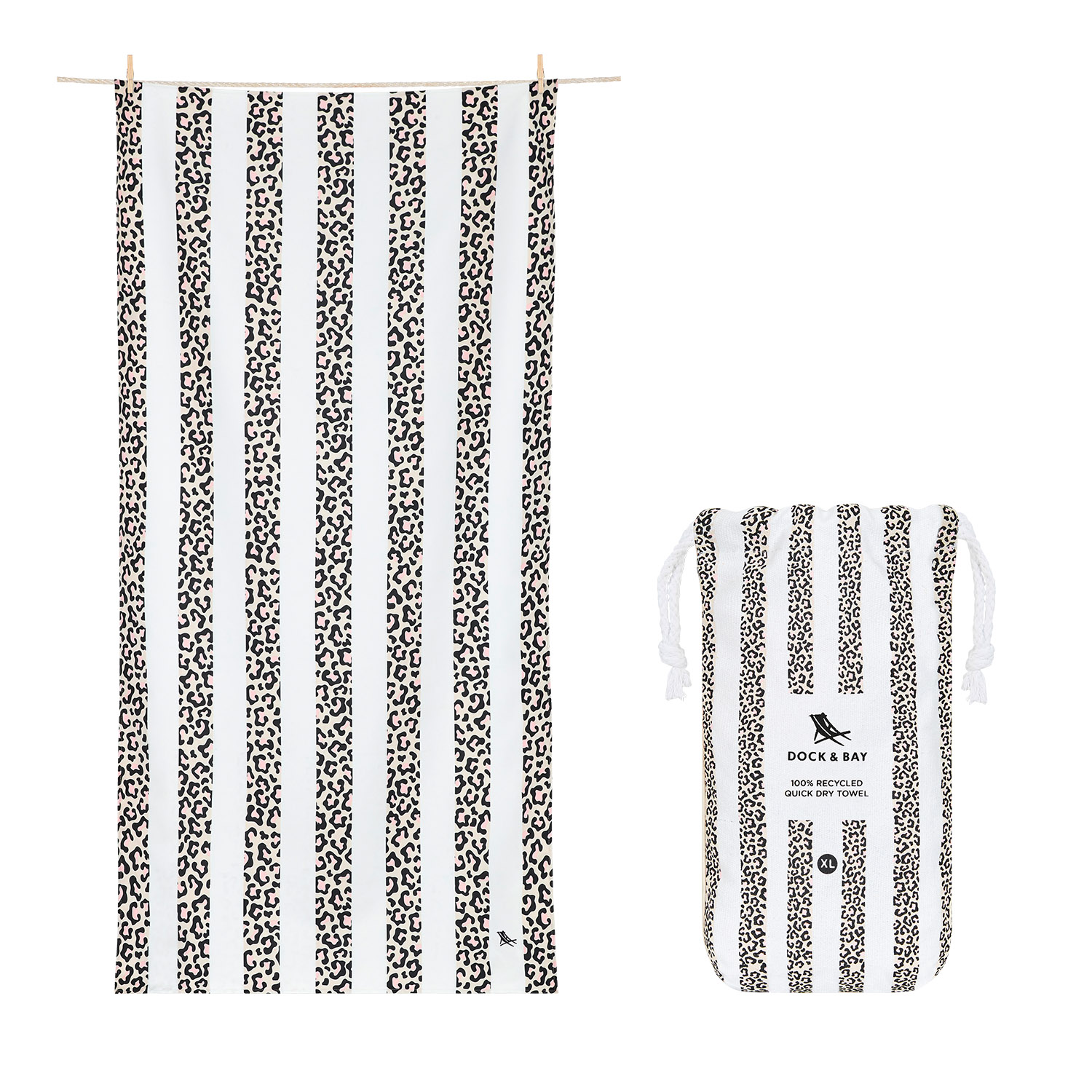 Beach Towels Animal Kingdom Dashing Leopard