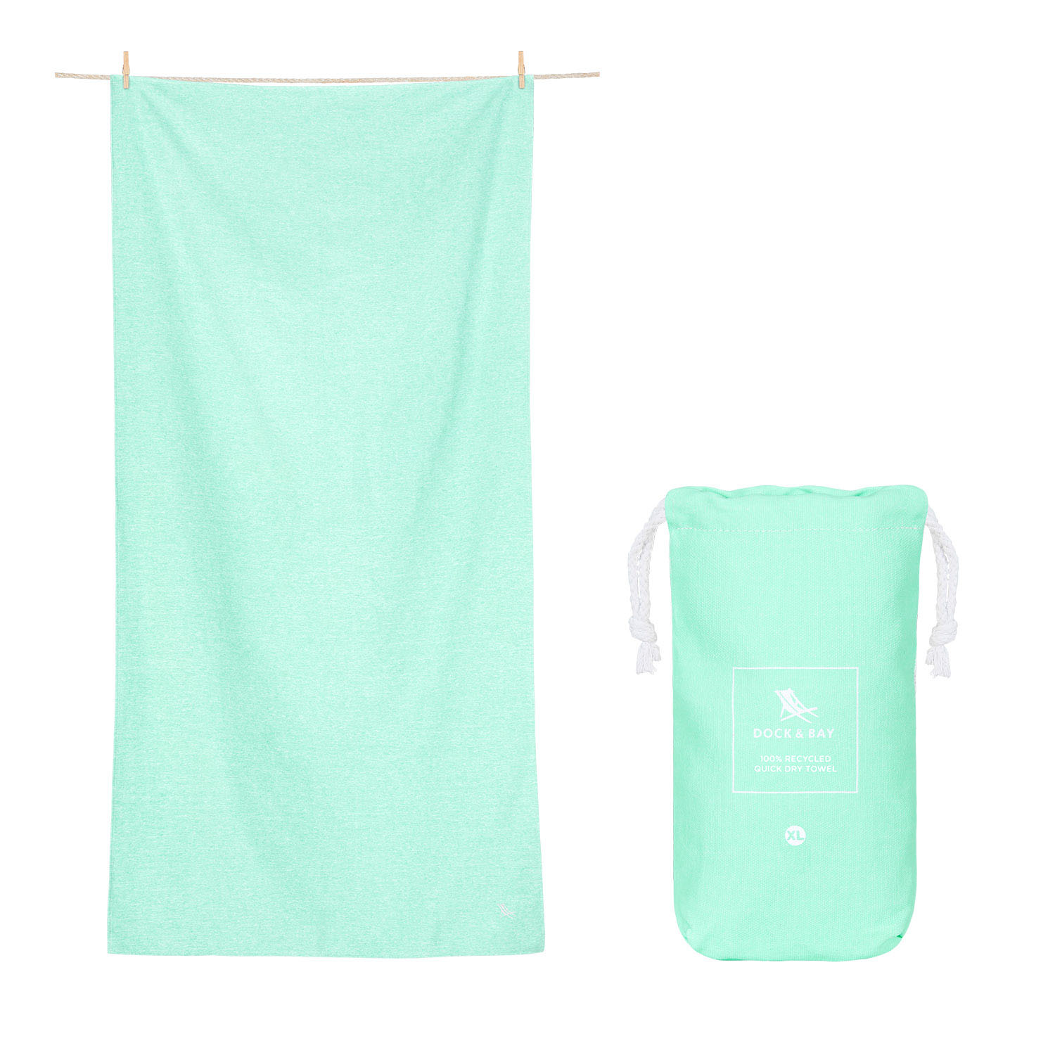 Travel Towels Essential Rainforrest Green XL