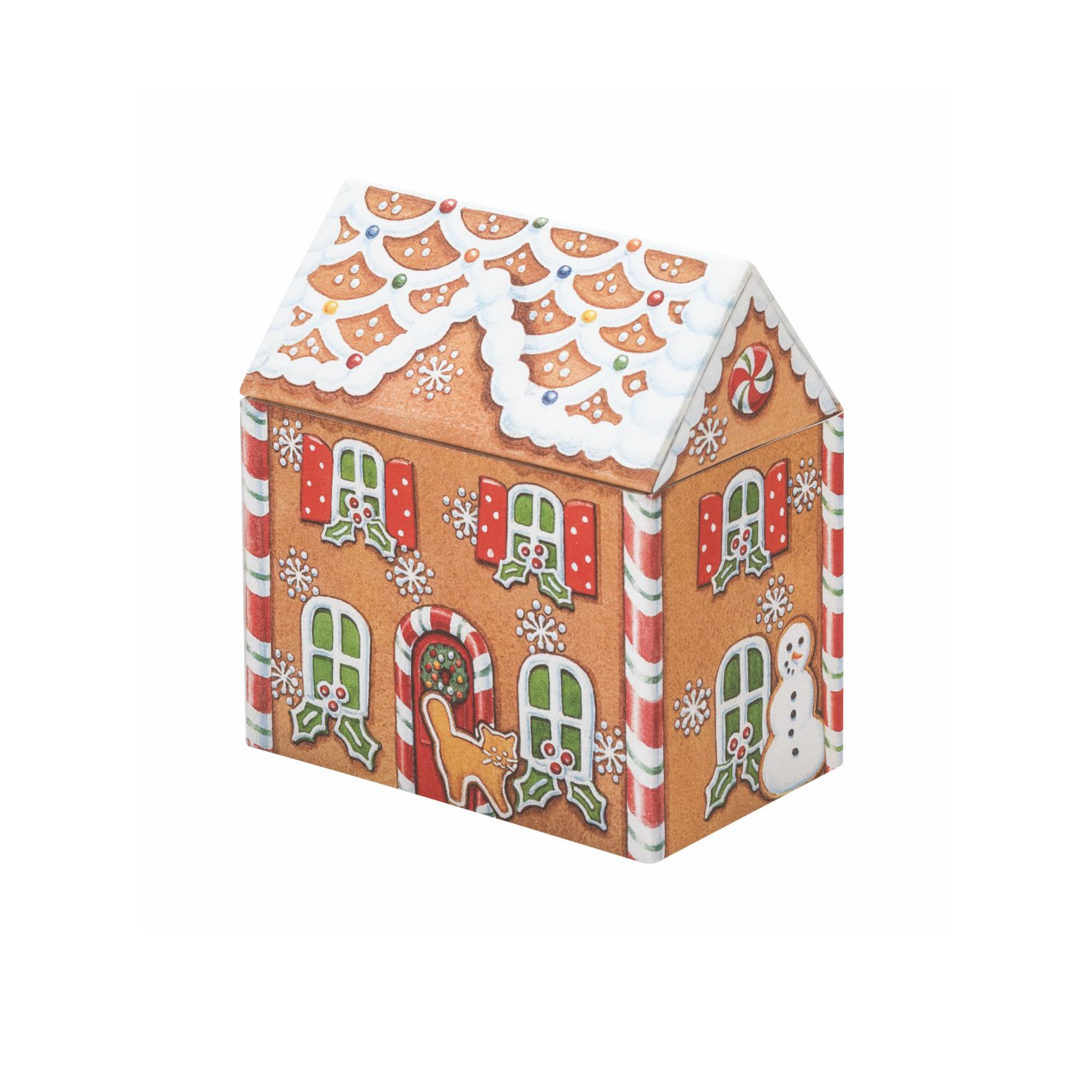 Gingerbread house tin