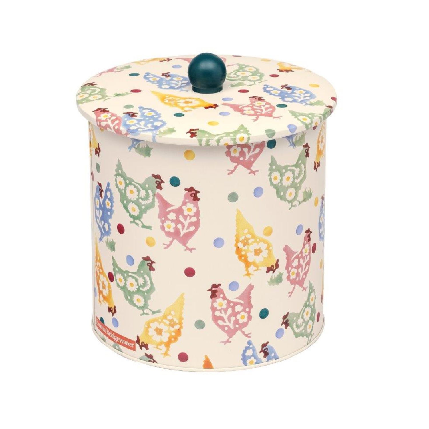Biscuit Barrel Polka Dot Chickens