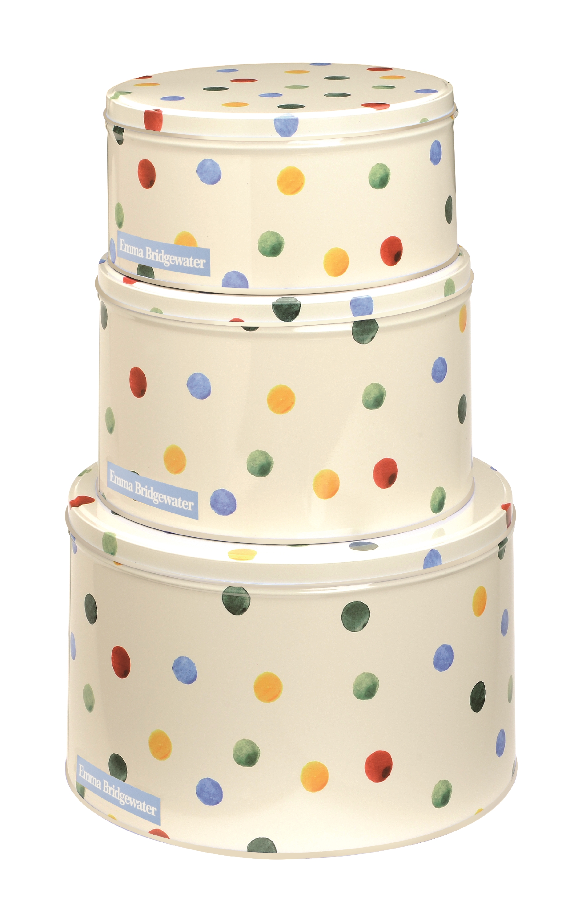 Set 3 Cake Polka Dots