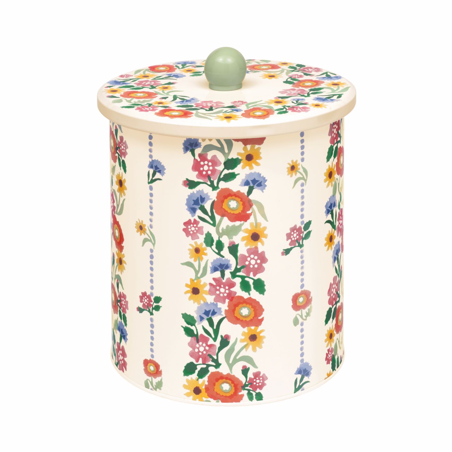 Medium Biscuit Barrel Poppies