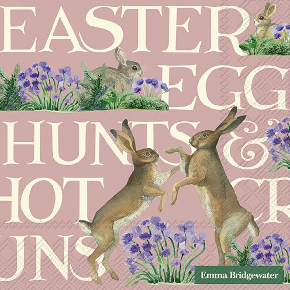 Lunch Servet Easter Hares