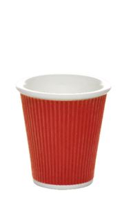 Coffee Cups 18cl Red