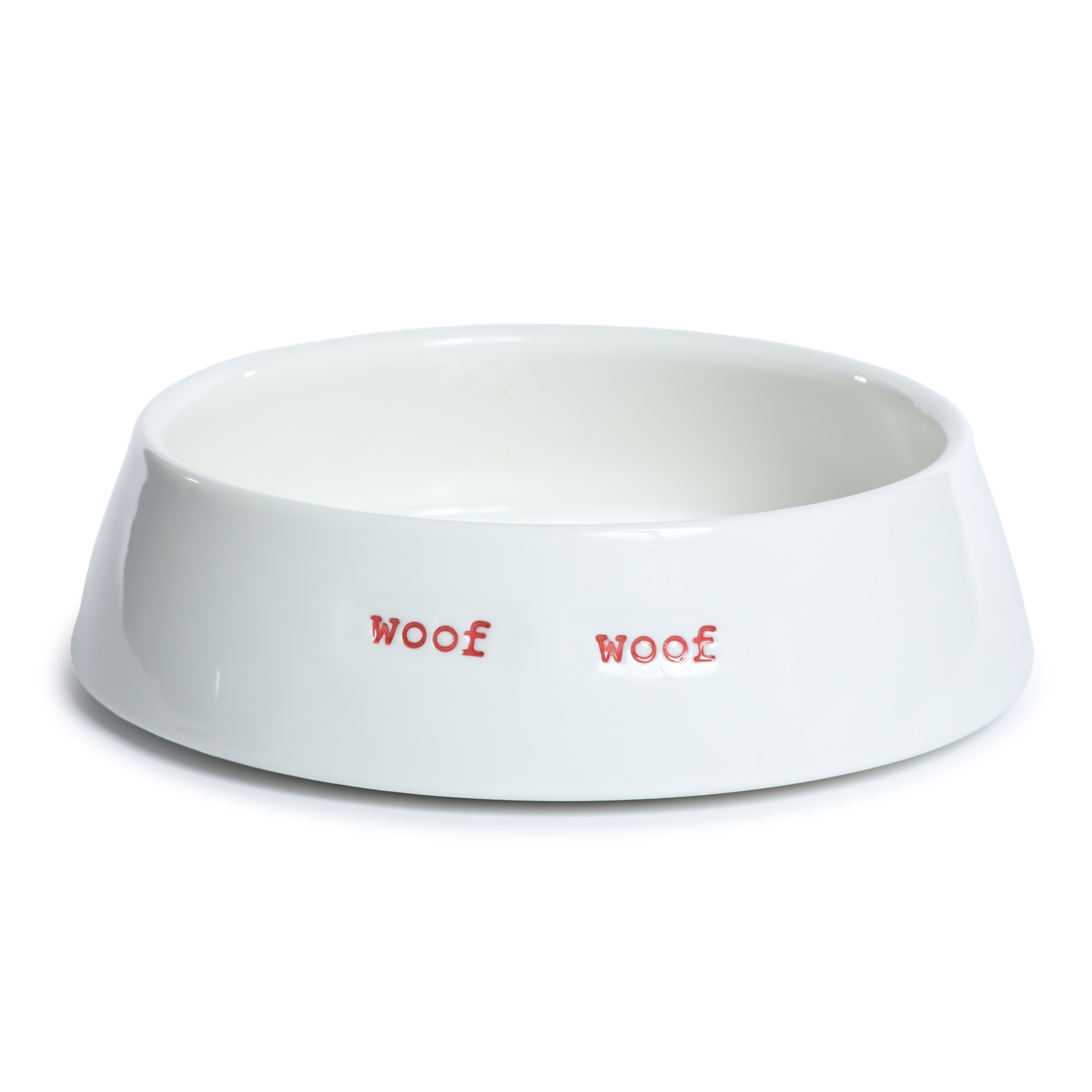 Large Pet Bowl - woof woof