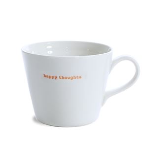 Bucket Mug happy thoughts