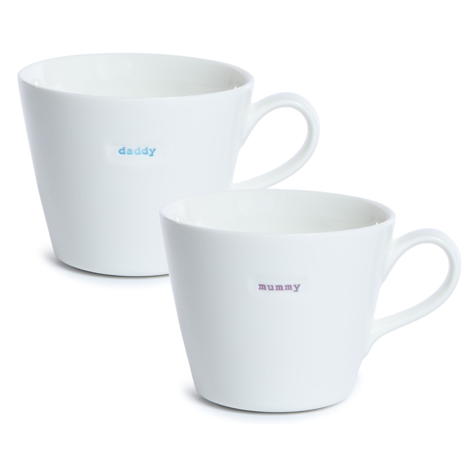 Bucket Mug Set mummy & daddy