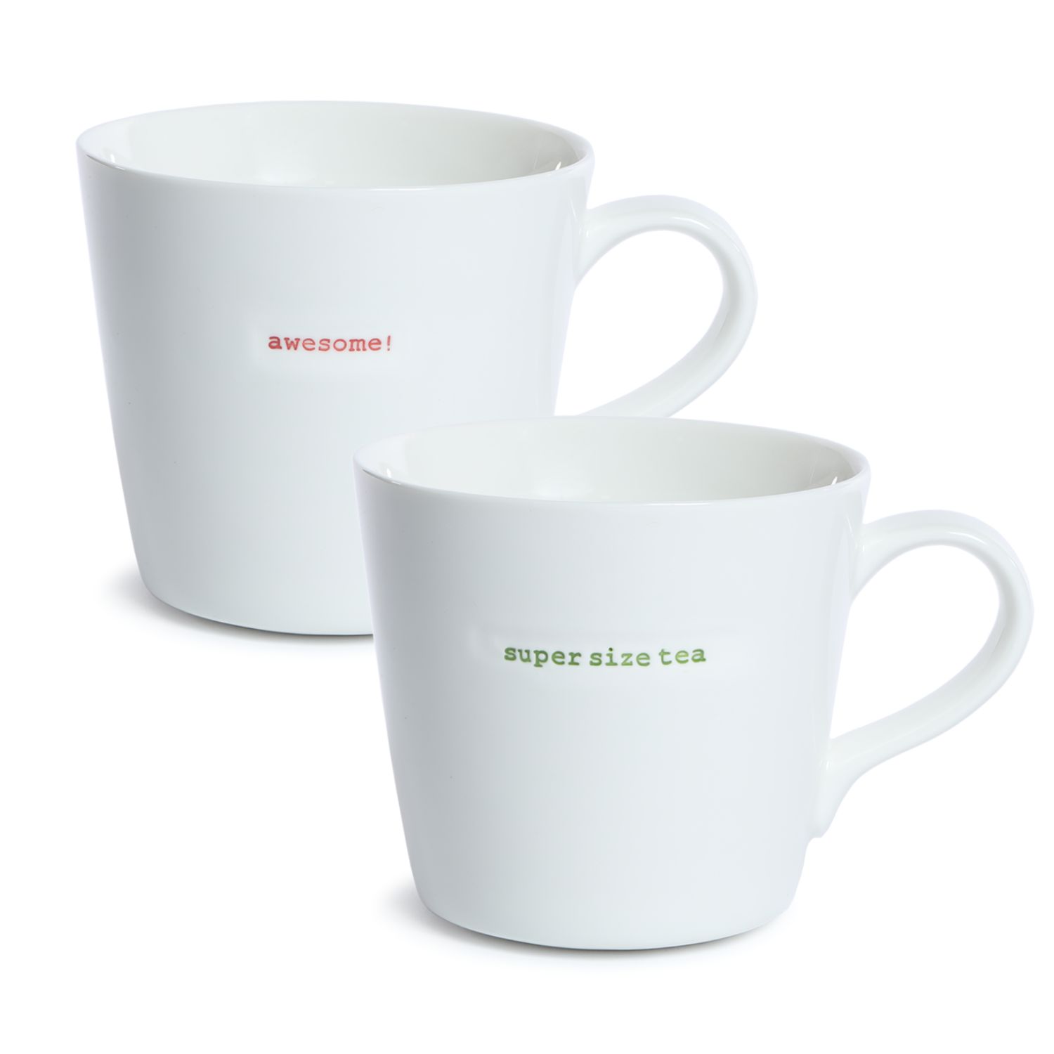 XL Bucket Mug set of 2 awesome! | super size tea
