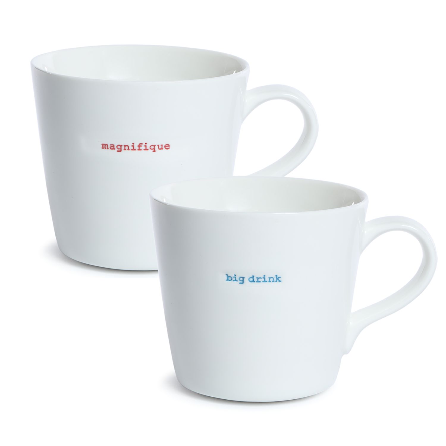 XL Bucket Mug set of 2 magnifique | big drink!