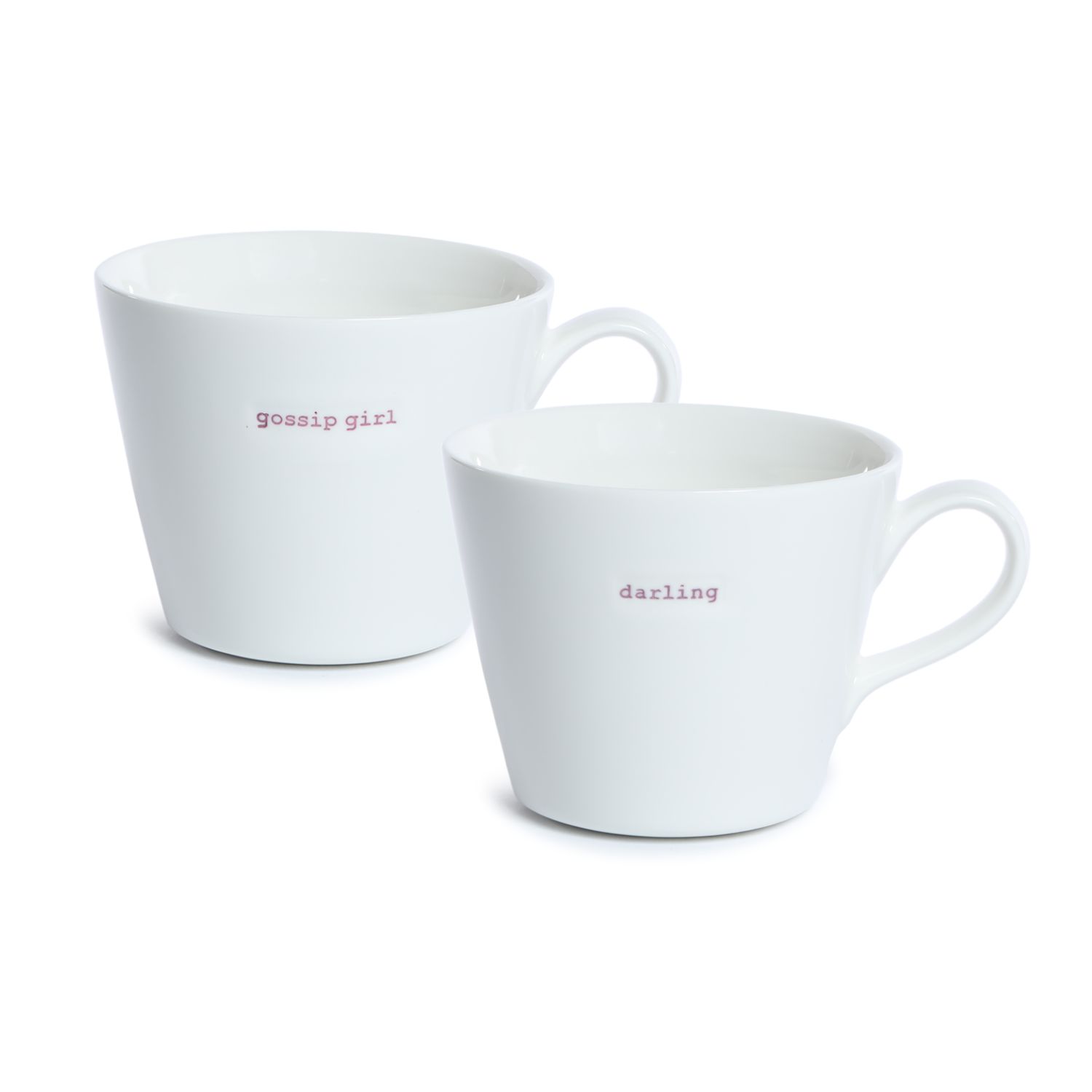 Bucket Mug Set of 2 gossip girl en darling