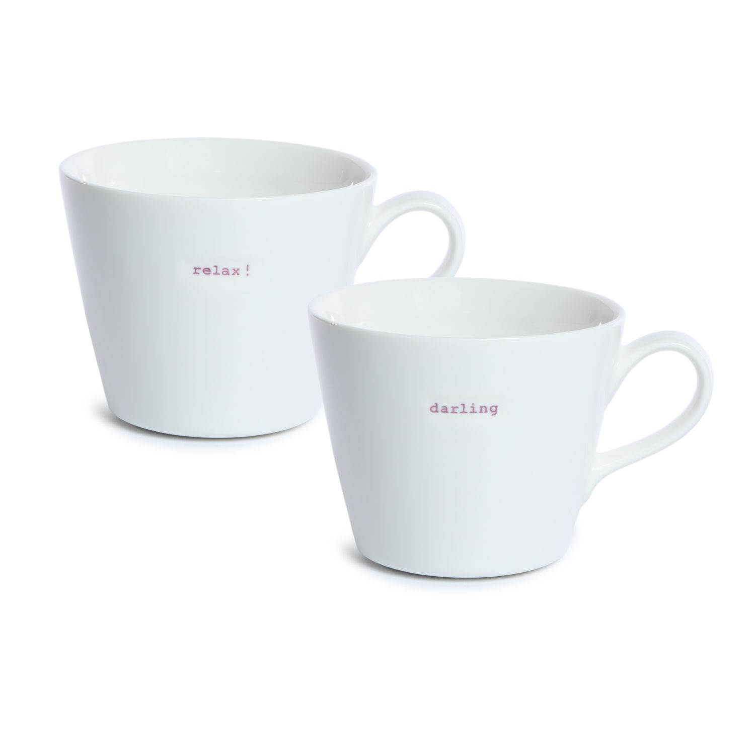 Bucket Mug Set of 2 relax! en darling